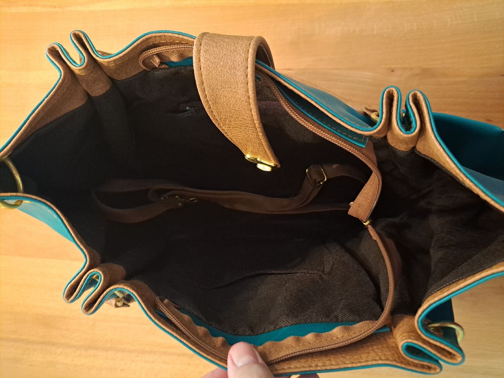 Borse da donna: Handtasche türkis NEU – Nuovo (secondo la descrizione) da Elgg venduto da adr_ms99 2
