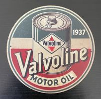 Blechschild rund VALVOLINE rund 20 cm Deko fun Sammler