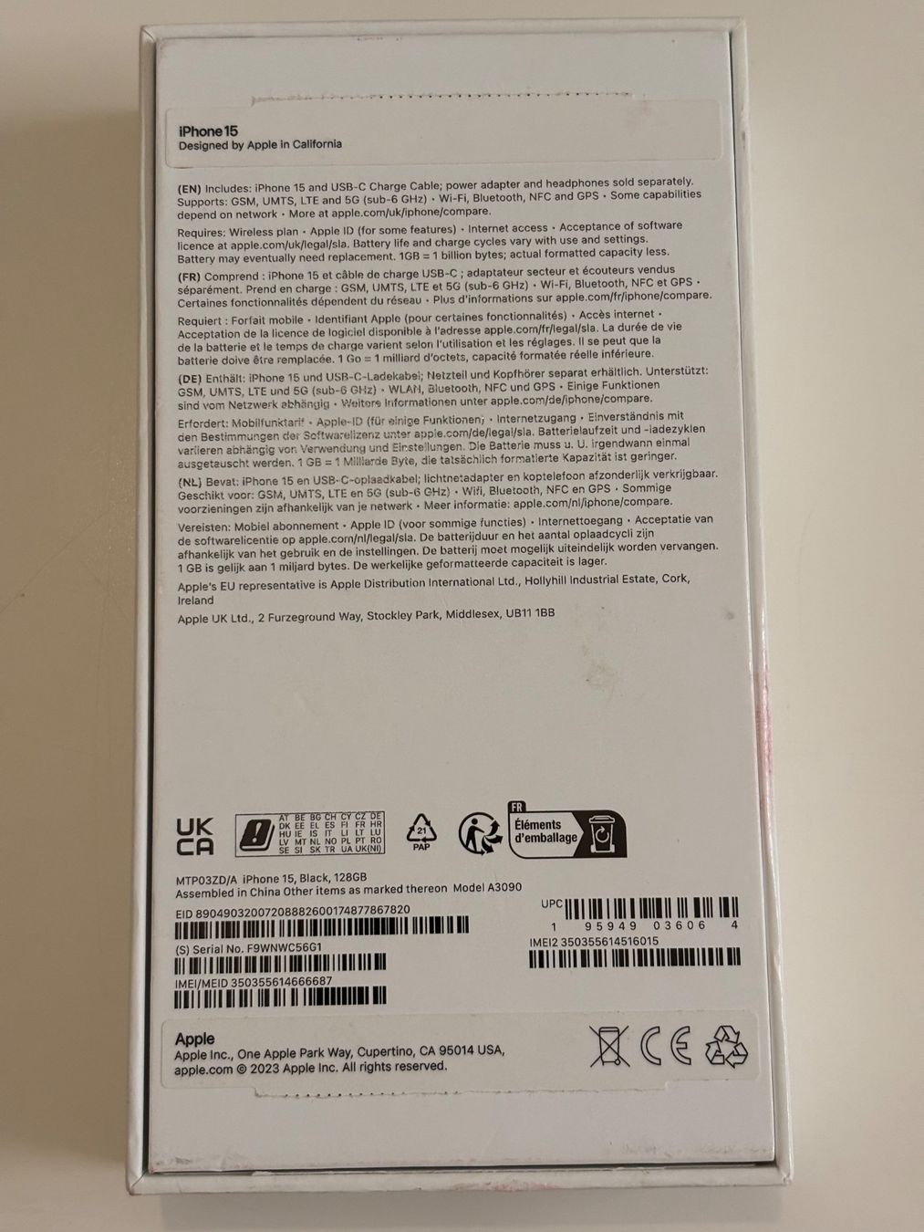 Apple Portables: Apple iPhone 15 schwarz NEU – Neuf avec emballage d'origine à Niederhasli par sxh_jn9y 3