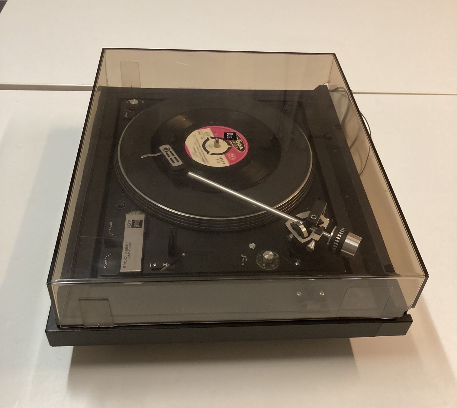 Dual Plattenspieler: DUAL CS 491 Direct Drive + NEW AUDIO-TECHNICA VM95E – Gebraucht aus Bussigny von ReconditionIng 5