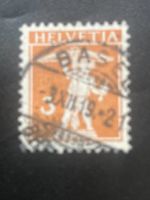 Schweiz 1919 Tellknabe 3Rp Vollstempel BASEL 3.XII.19