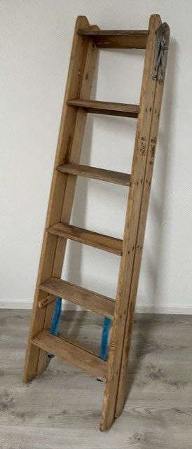 Alte Holzleiter Bockleiter 6 Tritt Vintage Shabby Chic Kaufen auf Ricardo