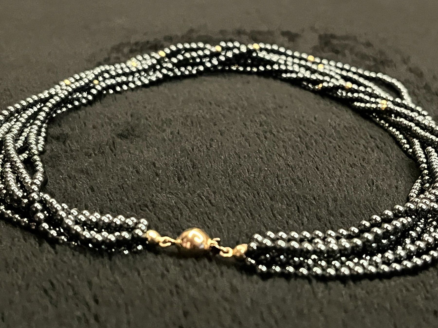 Catenine: Kette Hämatit Gold 585 – Usato da Bettwiesen venduto da wicking27