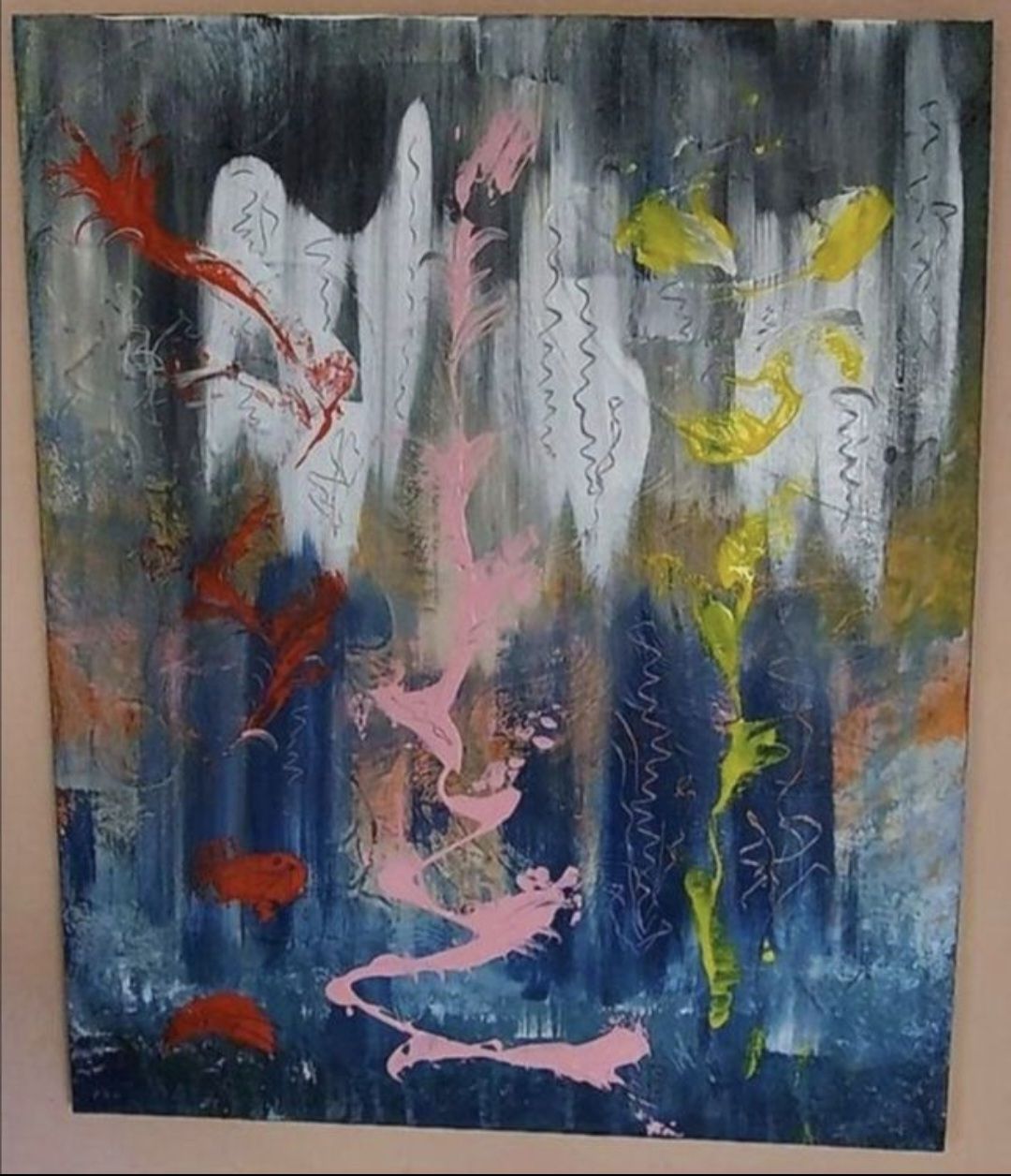 Tableaux: Gemälde, moderne Kunst handmade 40×50 – Neuf (Voir description) à Riehen par Steinbock1970
