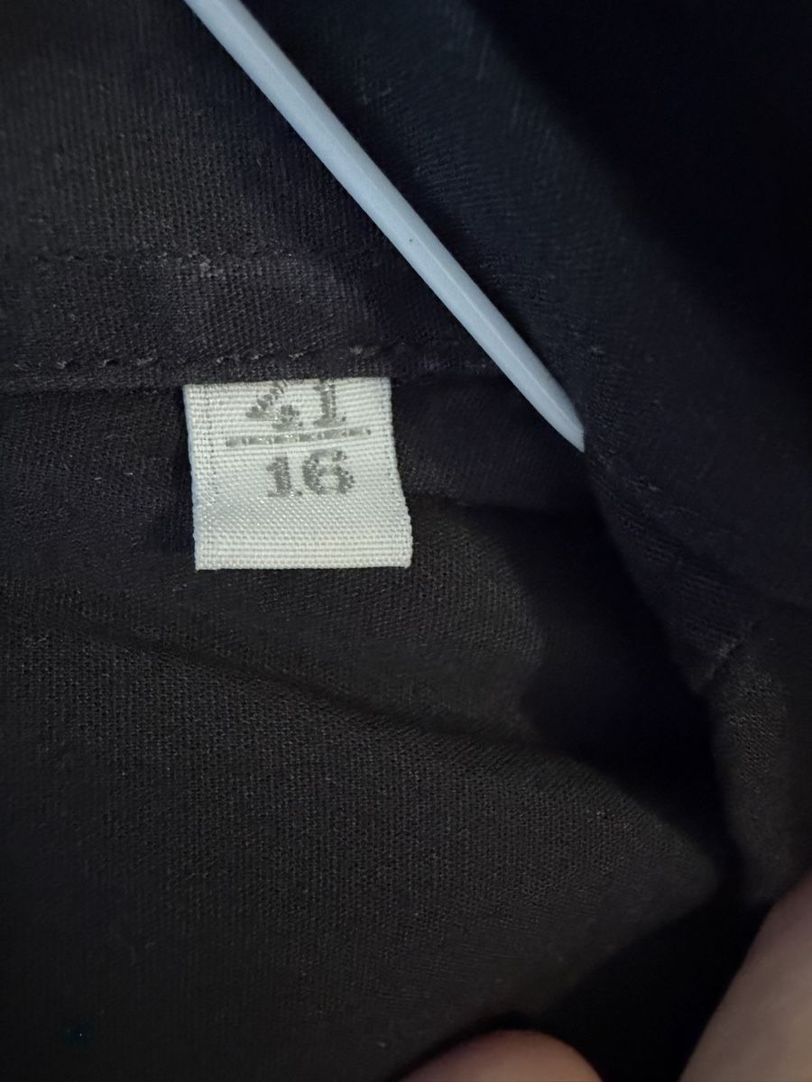 Camicie: Camicia uomo GREY DANIELE ALESSANDRINI taglia 41 nera – Usato da Lugano venduto da can_xdd8 5