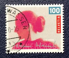 Nr.1367 100 Geburtstag Jeanne Hersch GESTEMPELT  ﻿  