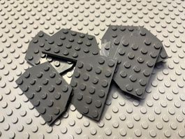 Lego 8x Platten 4x6 (32059) dunkelgrau
