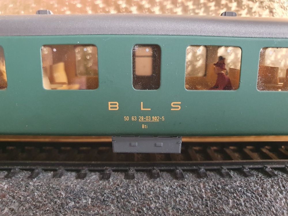 Metropolitan Modelleisenbahnen: BLS Steuerwagen 902 / Umbau aus ABi / Metrop / DC  / Neu – Neu und originalverpackt aus Zürich von BLS58MA 2