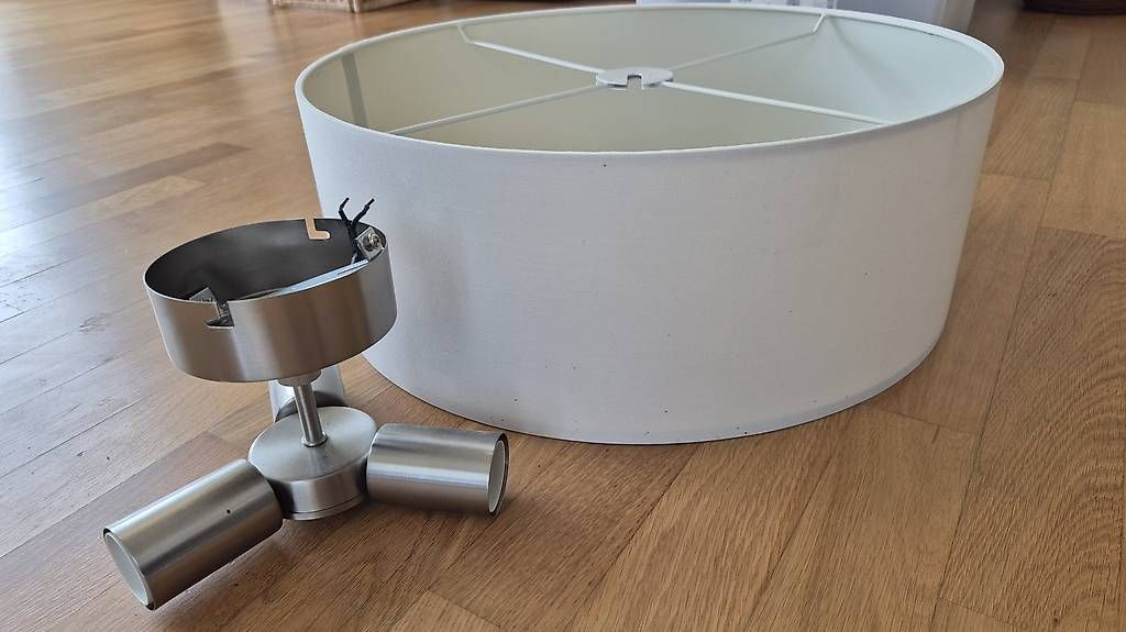 Lampadari & plafoniere: Weisse runde Deckenlampe, 50cm – Usato da Sevelen venduto da SSinaWWieland 3