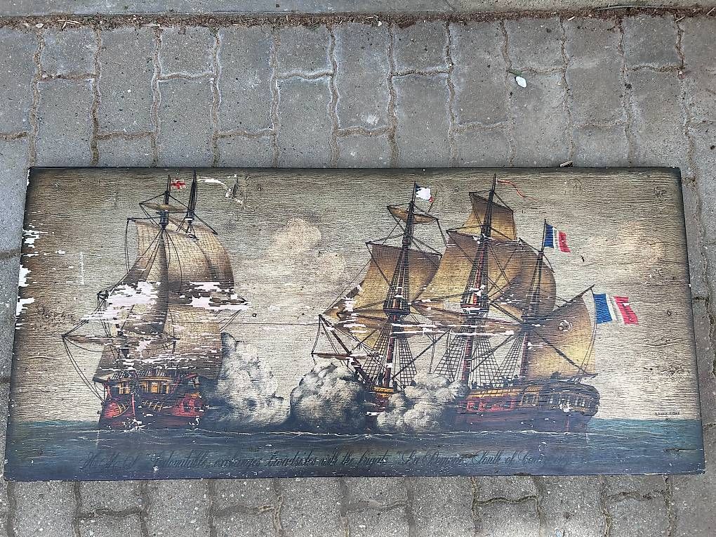Dipinti: Tableau ancien représentant des navires  100 CHF – Usato da Sion venduto da yay_d8xc