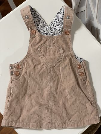 Cordkleid mit Glitzer Gr. 74