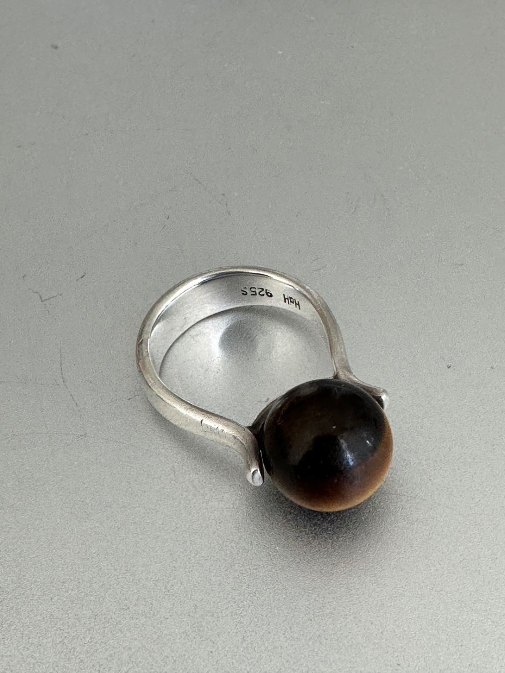 Anelli: Vintage 925 Silber Ring, Hans Hansen: 56-57 – Usato da Onex venduto da Antiqueshow