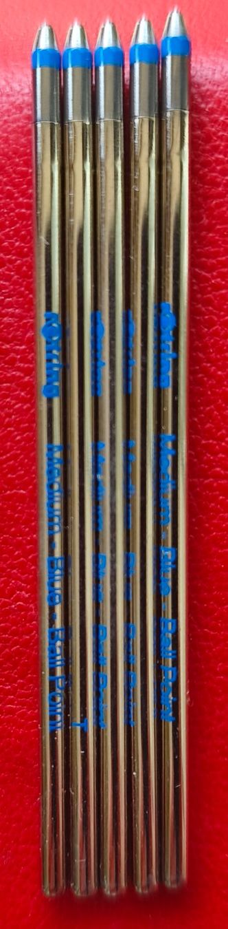 Rotring Stifte & Marker: Rotring Ersatzminen D1 Refill Ballpoint M Blau, – Neu und originalverpackt aus Zürich von Tanteemma369 5