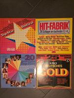 4x Vinyl Schallplatten – K-Tel / Hit-Sampler 70er/80er Jahre