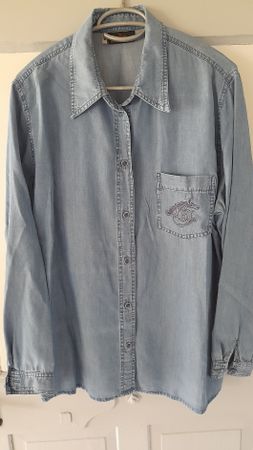 Jeansbluse Gr. 44, von Berri Sports