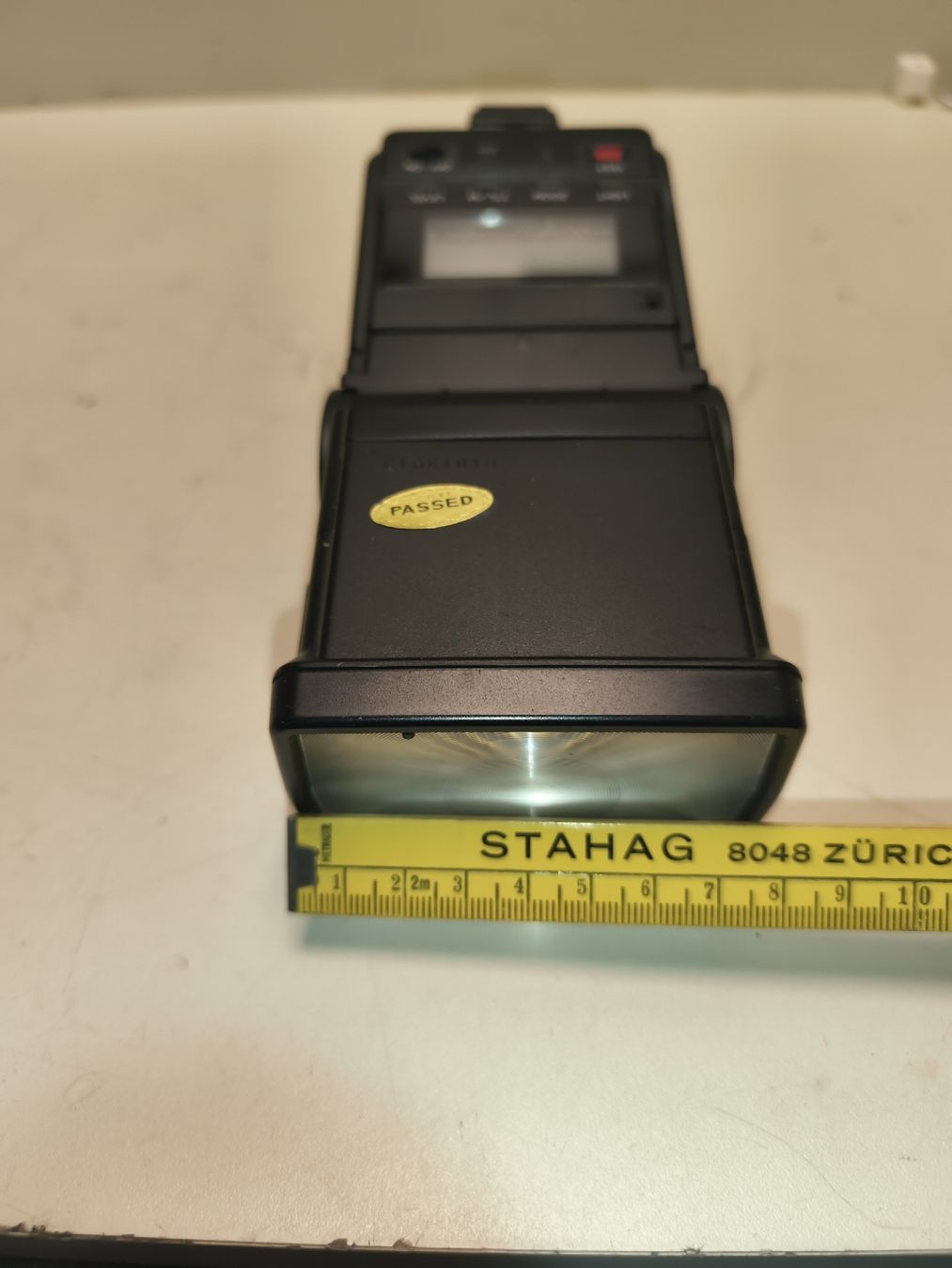 Minolta Flash: Blitzgerät Minolta Program 4000 AF mit Tasche. (nov944) – Difettoso da Künten venduto da Schnaepplihuus 7
