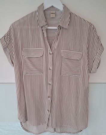 Kurzärmelige Hemdbluse Gr. S