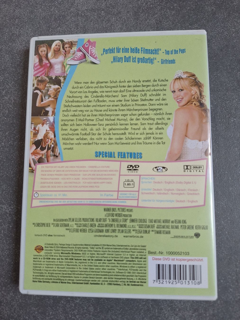 Tutti i DVDs: DVD Cinderella Story – Usato da St.Gallen venduto da dajo0809 1