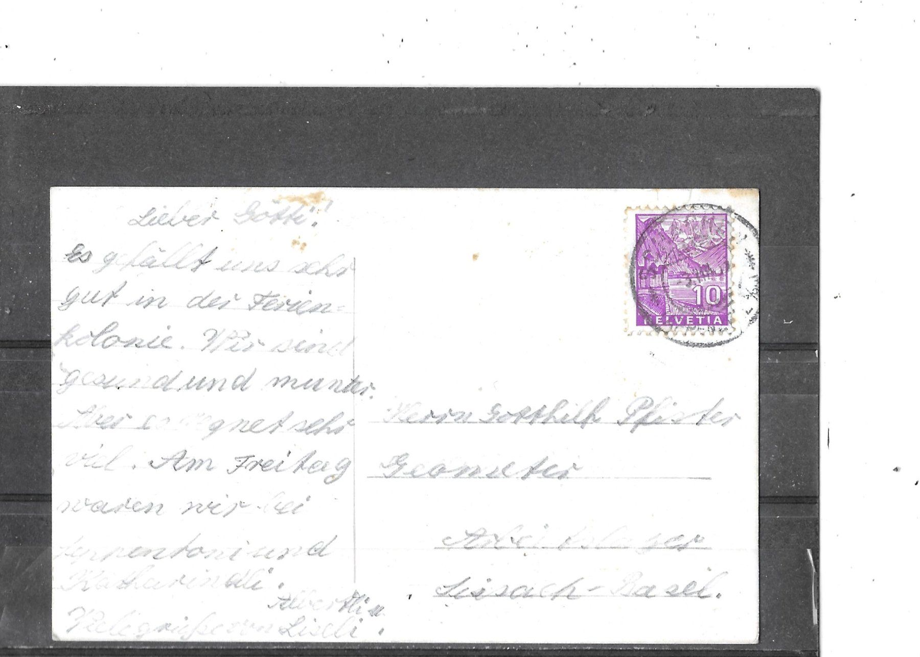 Cartoline postali: AI Oberegg Geschwister Bischofberger – Usato da Schocherswil venduto da Wilare 1