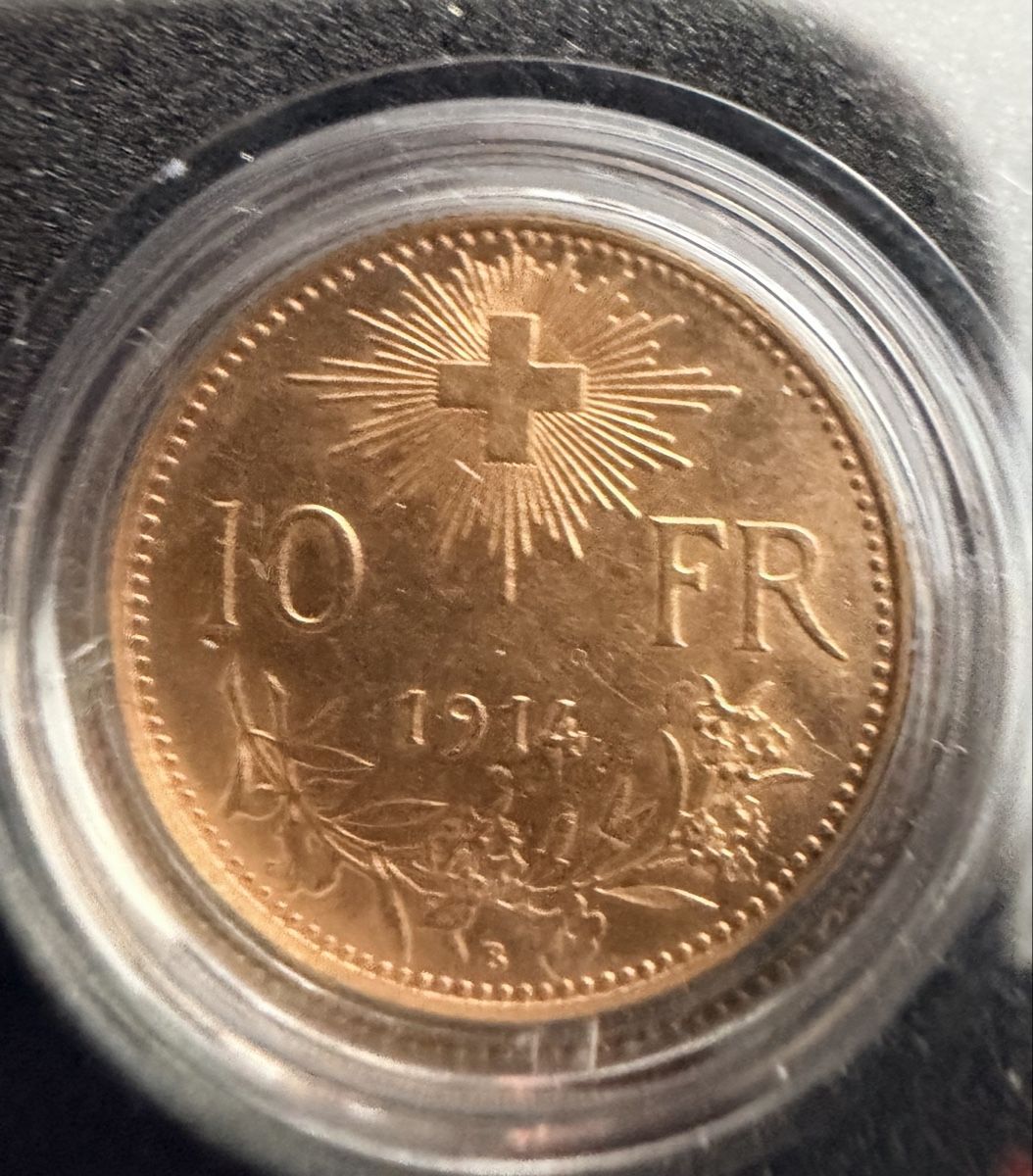 Toutes les monnaies: 10 Franken 1914 Gold – D'occasion à Basel par Muchachoo