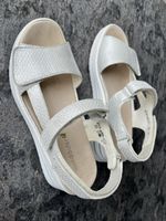 Waldläufer Sandalen Silber-weiss Grösse 6.5