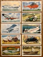 1967 - 10 Vintage ENTWICKLUNG TRANSPORT Sammelbilder England