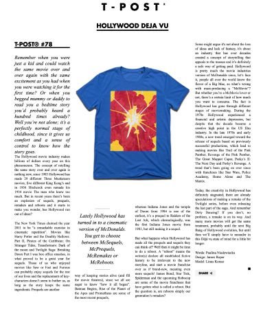 T-post.com Special T-Shirts mit Background - Grösse M