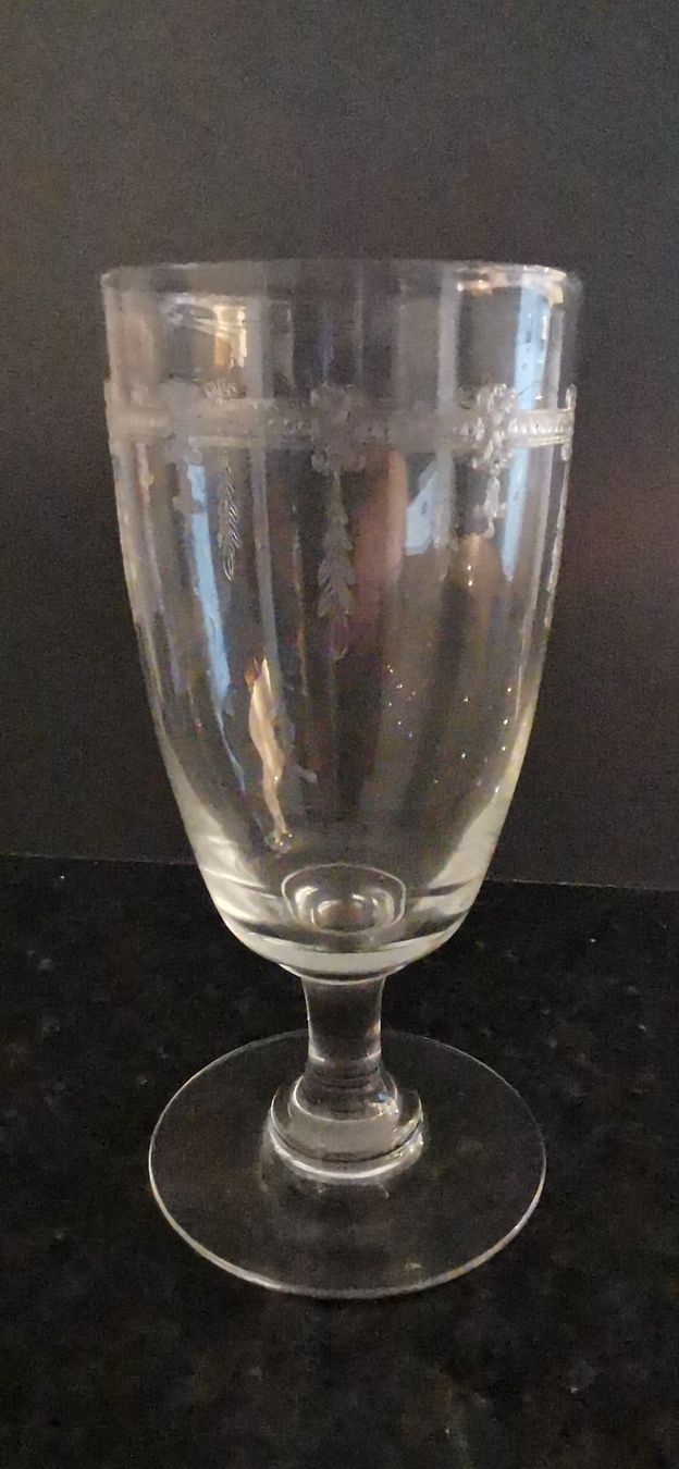 Gläser: Kaffeeglas geritzt ca.1940 – Gebraucht aus Aadorf von Chnorli-Furz