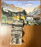 San Bernardino GR Gruss Leporello Pferdekutsche