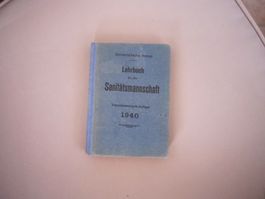 Militärbuch ( Lehrbuch für die Sanitätsmannschaft 1940 )