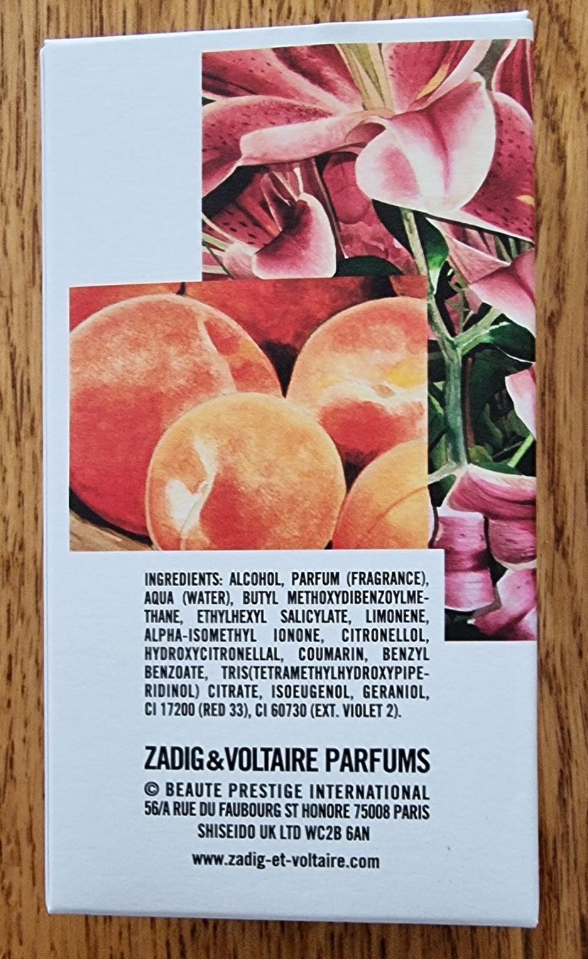 Zadig & Voltaire Profumi & Eau de Toilette: Parfüm ZADIG&VOLTAIRE 50 ml – Nuovo e nell'imballaggio originale da Frauenfeld venduto da Bleeddragon 1