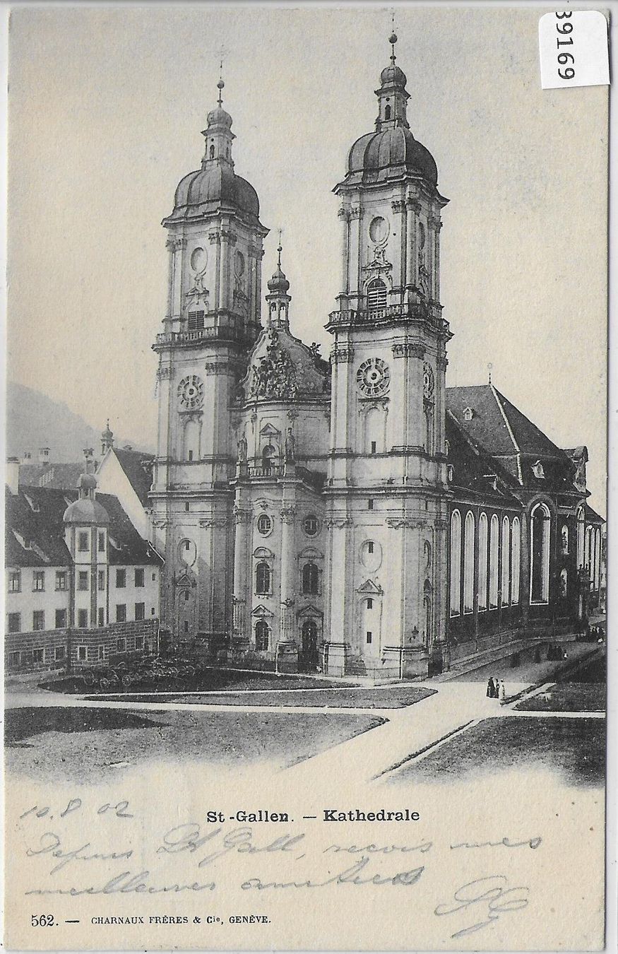 Cartoline postali: St. Gallen - Kathedrale – Difettoso da Ettingen venduto da Kartenplanet