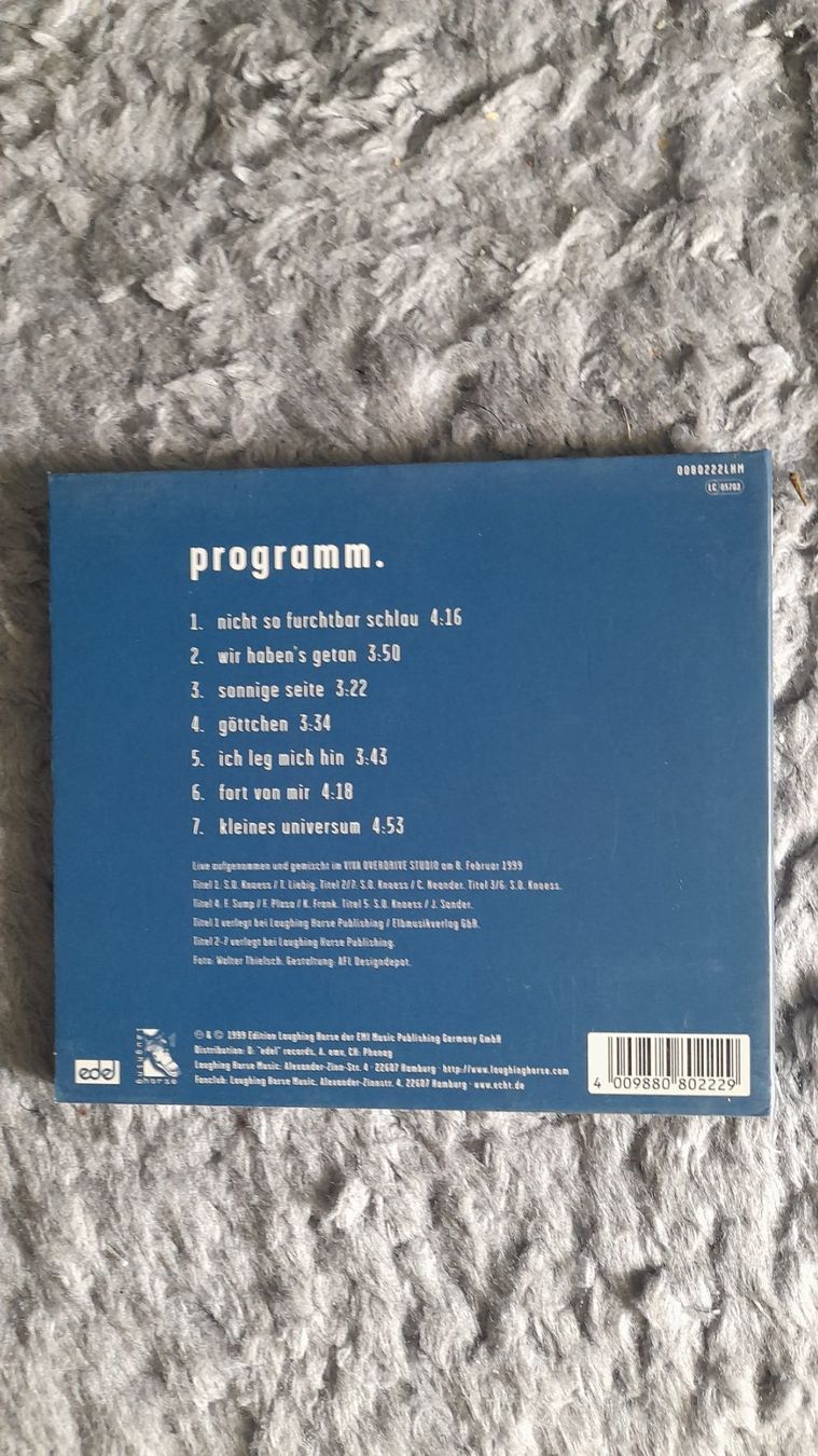 CD: ECHT    LIVE BEI OVERDRIVE    CD – Usato da Wetzikon ZH venduto da Ramones01 1
