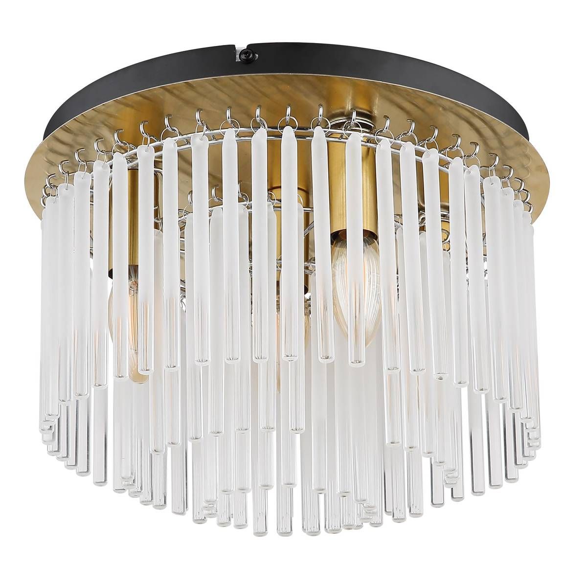 Lampadari & plafoniere: Deckenleuchte, Glasstäbe, Gold, 32 cm Ø – Nuovo (secondo la descrizione) da Kreuzlingen venduto da Smart-Light 4