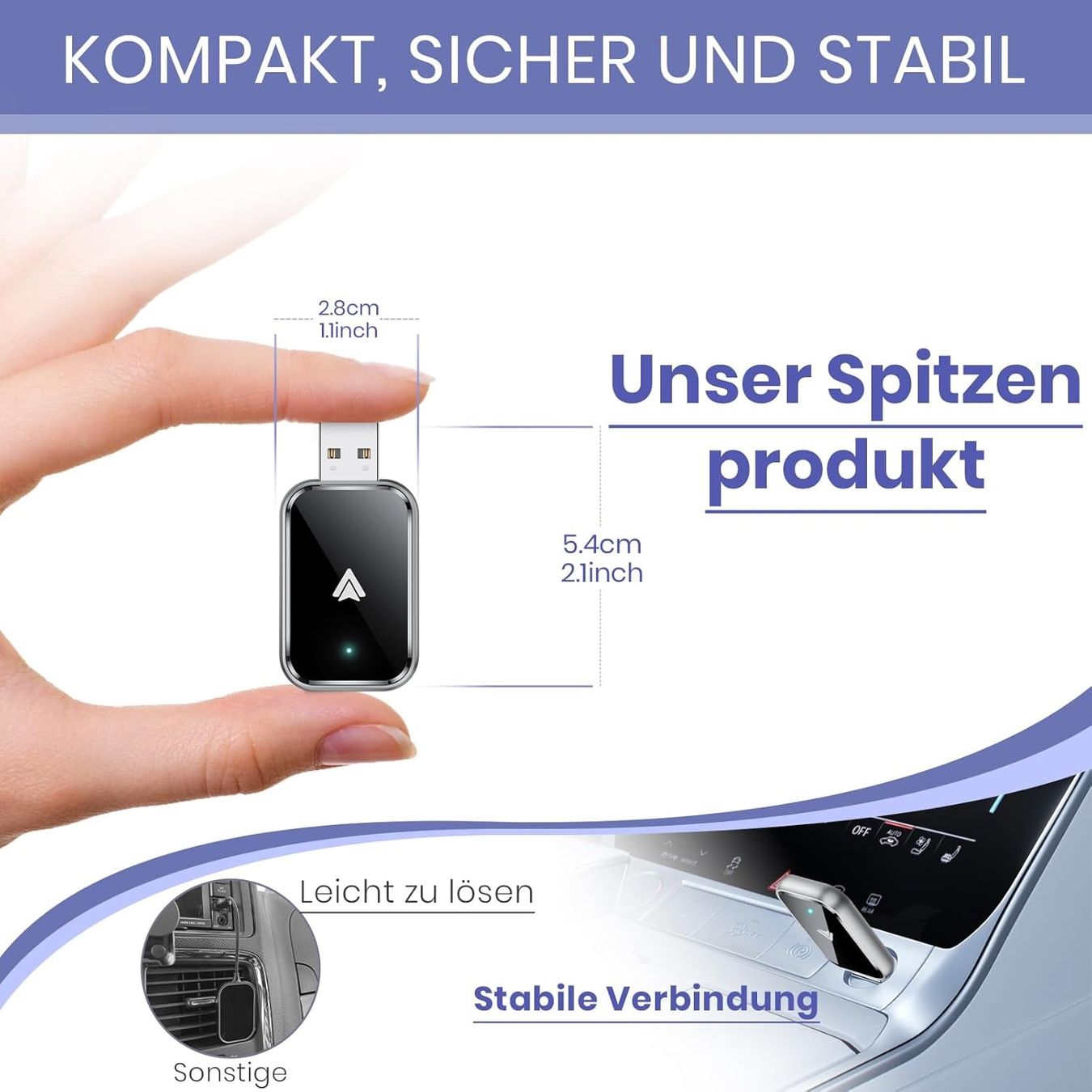 Laufwerke & Adapter: Android Car Wireless Adapter USB – Gebraucht aus Zürich von art_2j7h 3