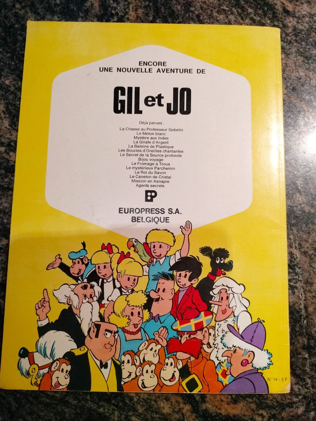 Comics: GIL ET JO N°14  Agents Secrets EO - 04.1977 -  Jef Nys – Gebraucht aus Cortaillod von rozinna 5
