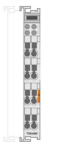 Wago Elektronikbauteile: Module de terminaison, Wago 750-600 – Gebraucht aus Boécourt von  2