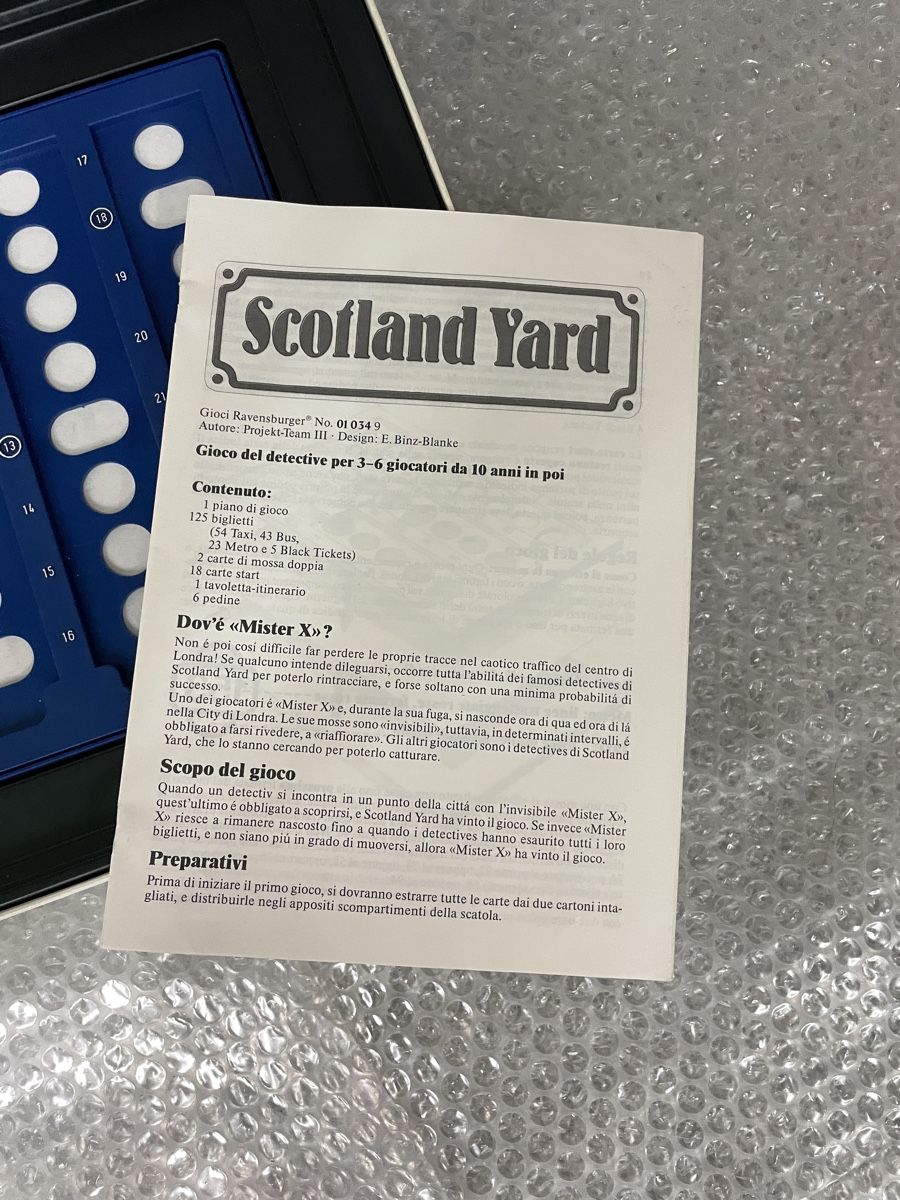 Ravensburger Giochi: Scotland Yard – Usato da Buhwil venduto da ossy67 2
