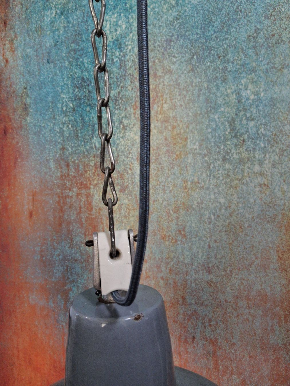 Lampen: Restaurierte alte Emaille Industrie Lampe – Gebraucht aus Winterthur von lampenretter 3