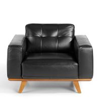 Polstersessel gepolstertes Rindsleder Modell 5037 Angel Cerd