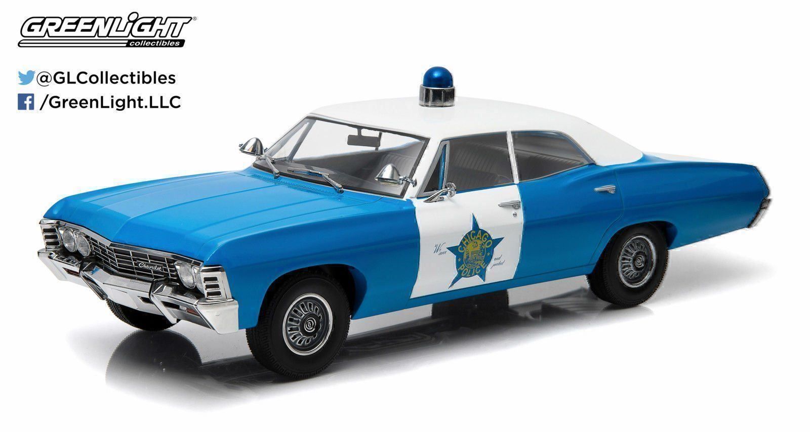 Chevrolet Modellini d'auto: CHEVROLET BISCAYNE 1967 CHICAGO 1:18 – Nuovo e nell'imballaggio originale da Suhr venduto da Moebelsiralfred