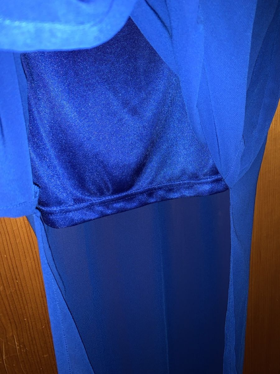 Vestiti: langes Abendkleid Even&Odd blau, Grösse L – Usato da Meilen venduto da Flockenwirbel 5