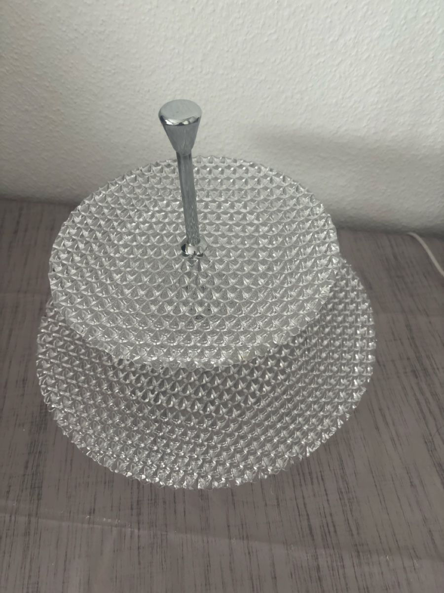 Servierplatten: Etageplatte Glas, Servierplatte, Obstteller, Neuwertig – Neu und originalverpackt aus Wallisellen von ASZT 2