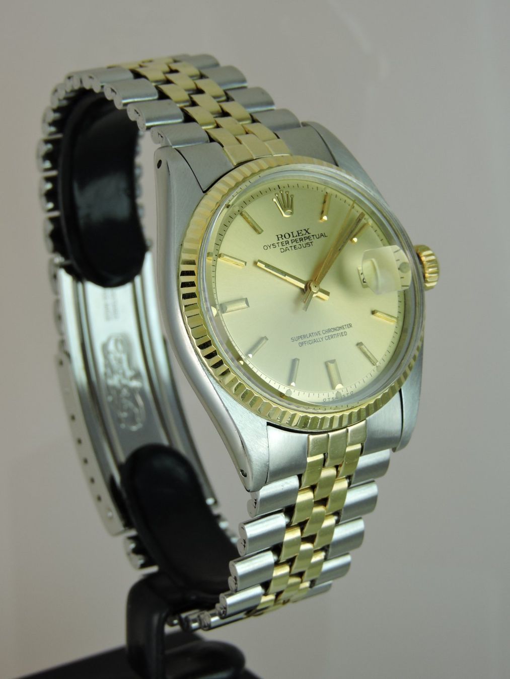 Rolex Orologi: 1973 Rolex Datejust 1601 Two-Tone Sigma Dial - Serviced, Box – Usato da Bern venduto da Vintage-Oyster 2