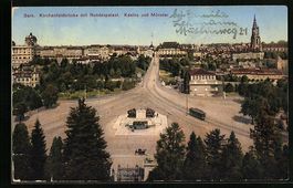 Bern, Kirchenfeldbrücke mit Bundespalas