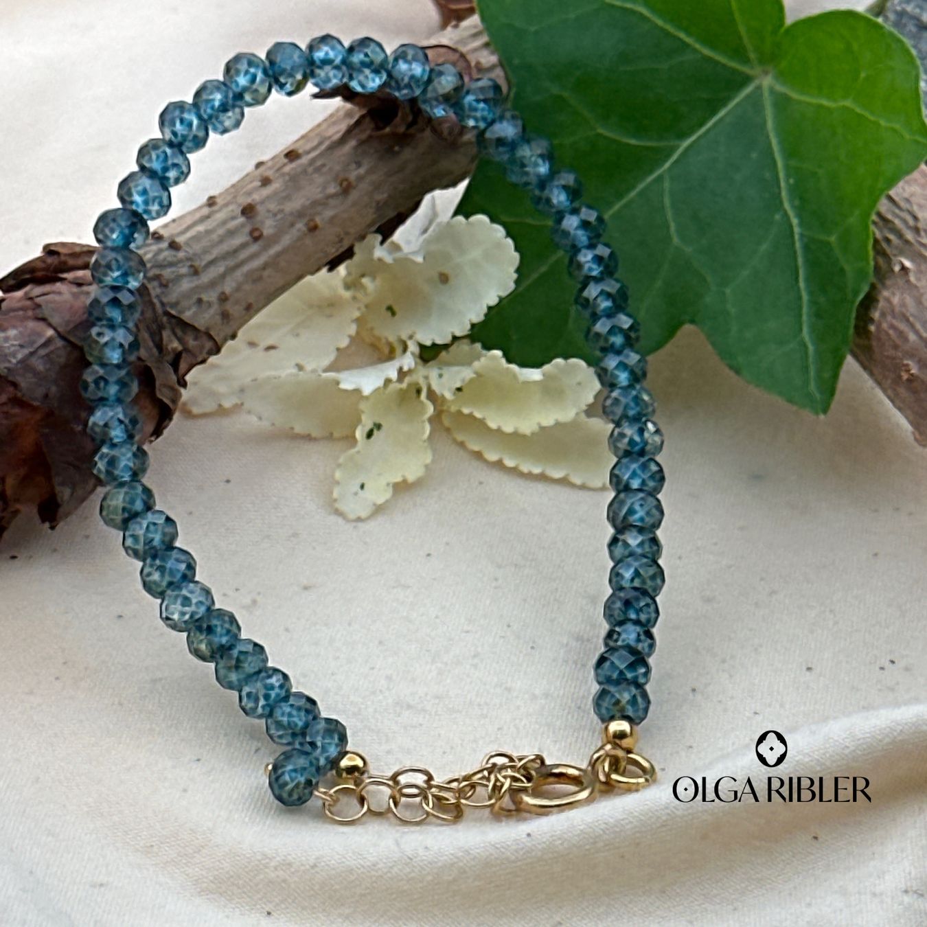 Olga Ribler Bracciali & Braccialetti: Armband, blauer Apatit – Nuovo (secondo la descrizione) da Luzern venduto da MonikaS03 6