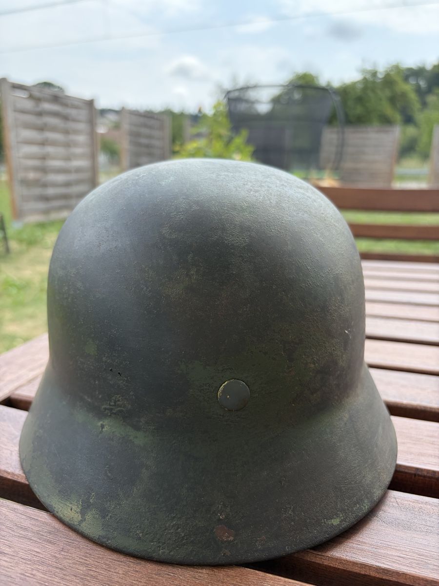 Abbigliamento & accessori d'epoca: Deutscher Stahlhelm M40 / 2. Weltkrieg  – Usato da Roggwil BE venduto da TheColorsOfHistory 2