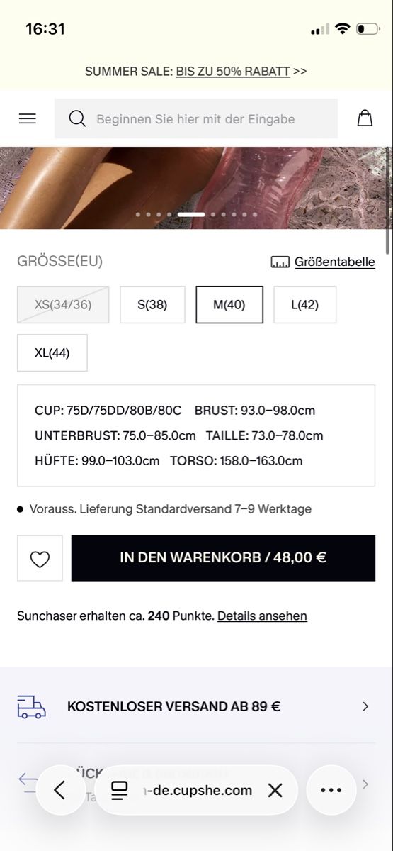 Costumi da bagno & Bikini: Bikini von cupshe – Nuovo e nell'imballaggio originale da Winterthur venduto da Schnettli 3