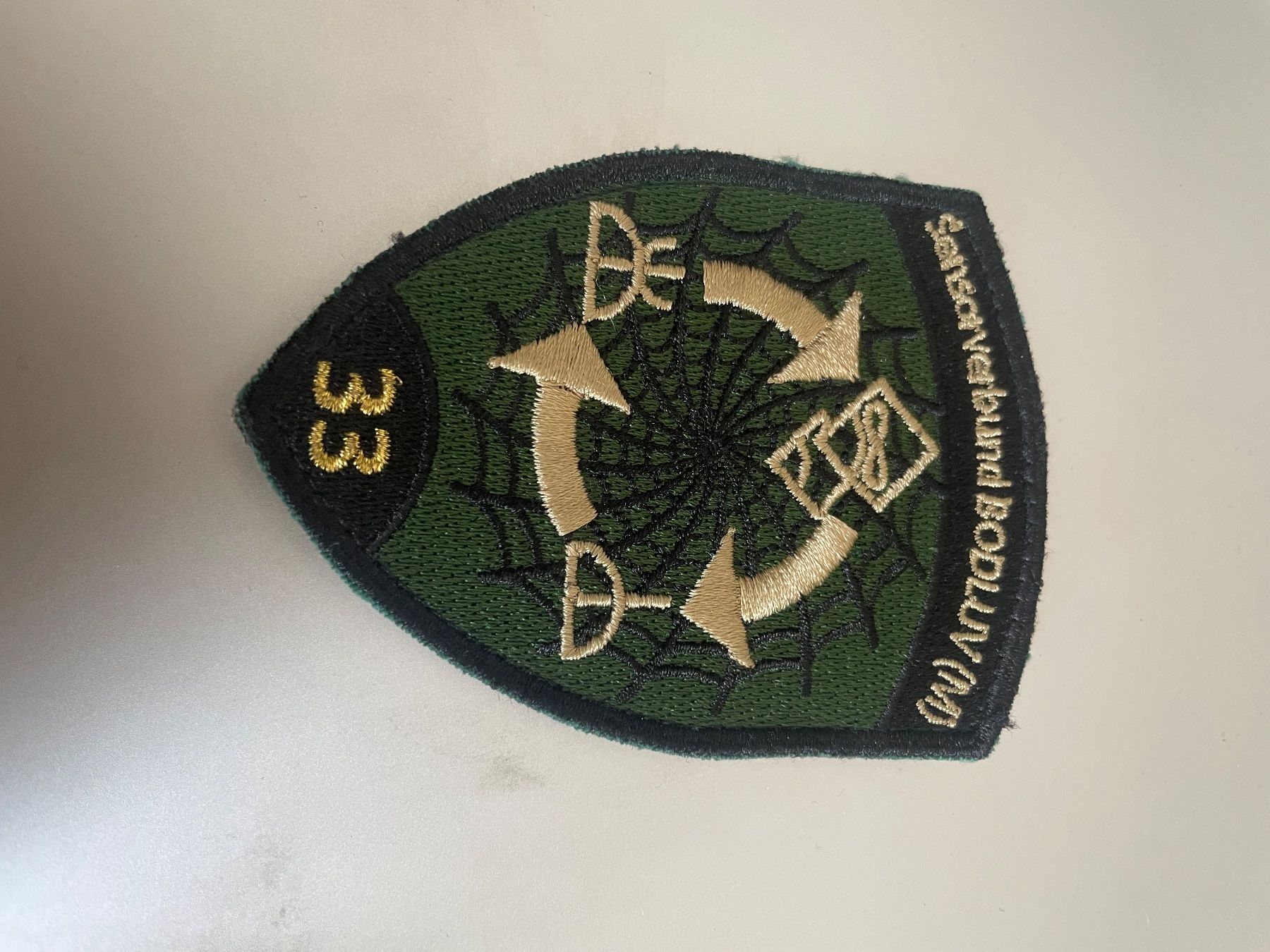 Schweizer Armee Placchette & Badge: Klett Sensorverbund BODLUV (M) 33 – Usato da Oberiberg venduto da reimet