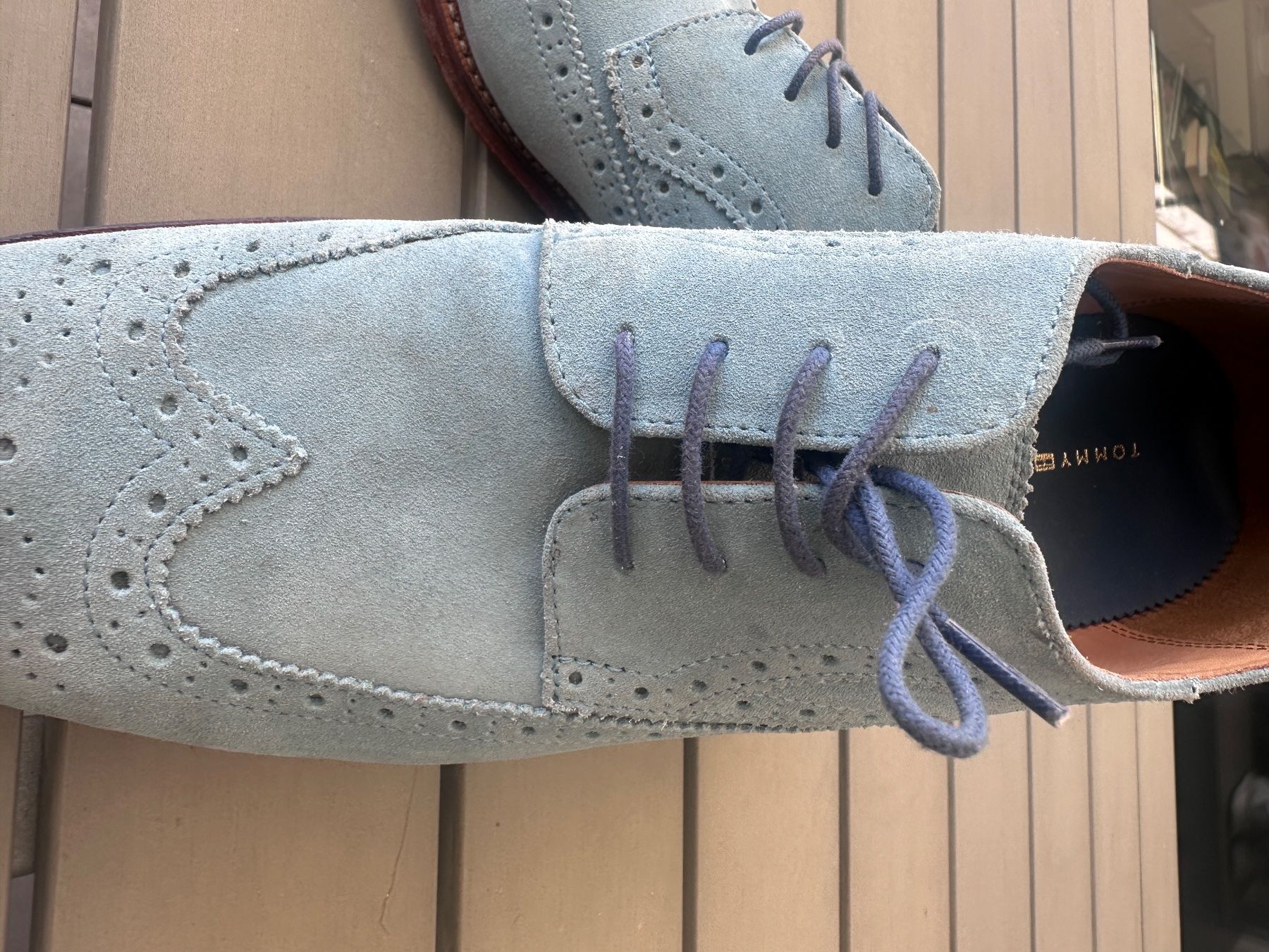 Tommy Hilfiger Chaussures hommes: Thommy Hilfiger - Halbschuhe - Hellbau - 42 – D'occasion à recherswil par Leuenberger_Lohn 5